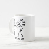 Mug Stickman drôle (Devant gauche)