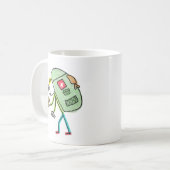 Mug Stickman en randonnée (Devant gauche)