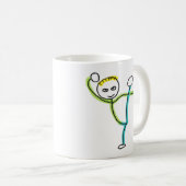 Mug Stickman Kung Fu (Devant droit)