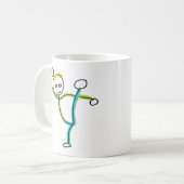 Mug Stickman Kung Fu (Devant gauche)