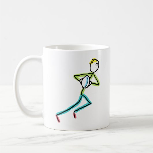 Mug Stickman Rugby (Gauche)
