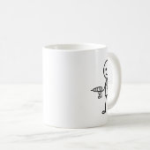 Mug Stickmen At Work - L'Électricien (Devant droit)