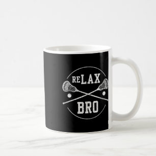 Mug Sticks Bro Lax - Retro Vintage Funny Lcross