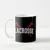 Mug Sticks croisés rouges croisés crosse pour jeunes o (Gauche)