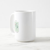 Mug Still Existing Minimalist Flower Stamp Design (Devant gauche)