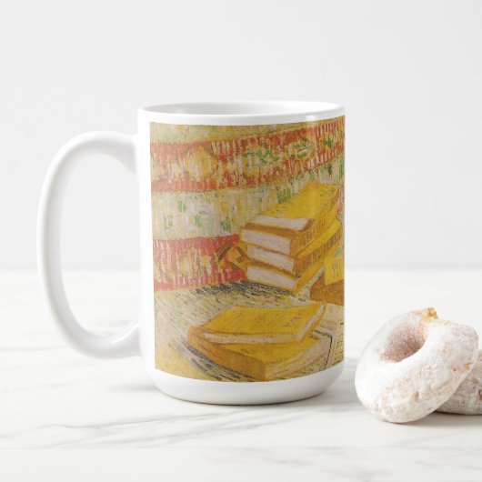 Mug Still Life avec les romans français | Vincent van  (Avec donut)