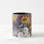 Mug Still Life avec Roses et tournesols - Van Gogh (Centre)