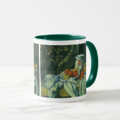 Mug Still Life, Curtain and Pitcher par Paul Cezanne (Devant droit)
