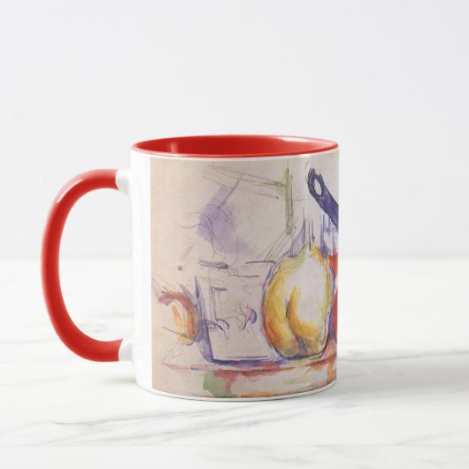 Mug Still Life with Saucepan par Paul Cezanne (Gauche)