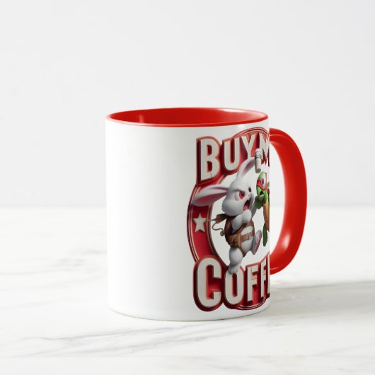 Mug Stimuler Les Conversations M'Acheter Un Café (Devant droit)
