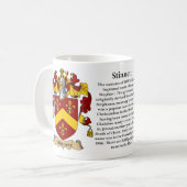 Mug Stinnett, l'origine, la signification et la crête (Devant gauche)