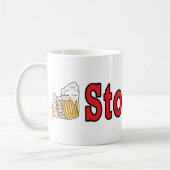 Mug Sto Lat ! Avec des bouchons de bière (Gauche)