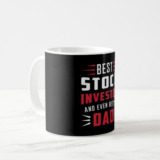 Mug Stock Stock de marché Investisseur Bull Trader (Devant gauche)
