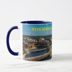 Mug Stockholm Suède Musique panoramique