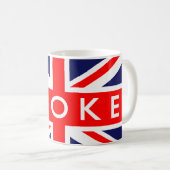 Mug Stoke : Drapeau britannique (Devant droit)