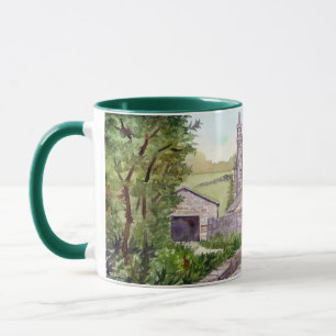 Mug Stone Bridge Watercolor
