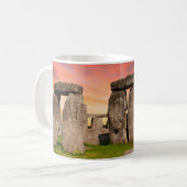 Mug Stonehenge Au Coucher Du Soleil (Devant gauche)