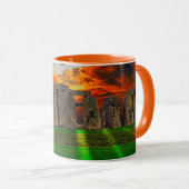Mug Stonehenge Celtic Standing Stones en Grande-Bretag (Devant droit)