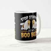 Mug stop staring at my boo bees cute design (Devant droit)