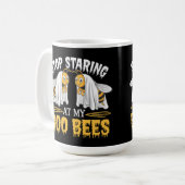 Mug stop staring at my boo bees cute design (Devant gauche)