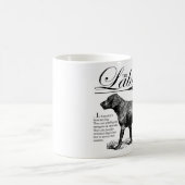 Mug Storybook Style Vintage Labrador (Centre)