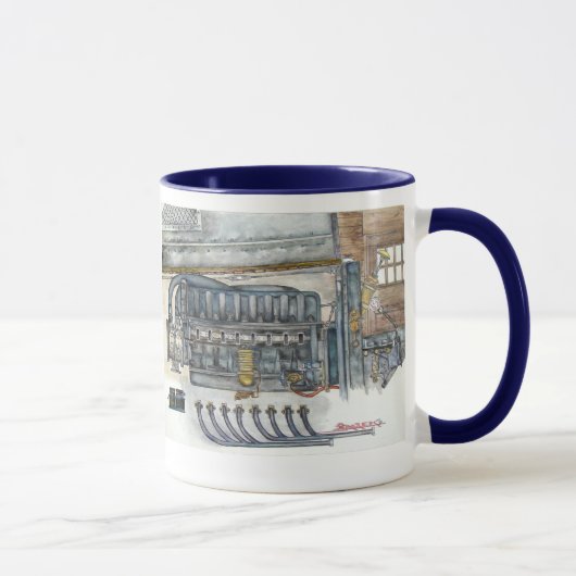 Mug strai8, moteur du bleu 6 (Droite)