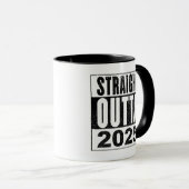 Mug Straight Outta 2025 (Devant droit)