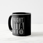 Mug Straight Outta Ohio Word Art (Devant gauche)