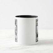 Mug Straight Outta University 2025 Version en état de  (Centre)