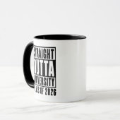 Mug Straight Outta University Class of 2026 (Devant gauche)