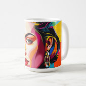 Mug « Strasha » - Dream Collage Pop Brillante (Devant droit)