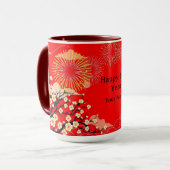 Mug Strategic Power Golden Flame Personalized (Devant gauche)