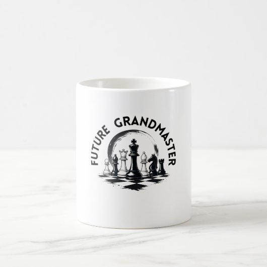 Mug Stratégie d'échecs classique Roi d'échecs Design (Centre)
