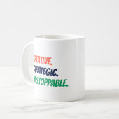 Mug Stratégique Créative Instoppable | Cadeau Babe Bos (Devant gauche)