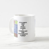Mug Stratigraphique sédimentaire du monde de vue de (Devant gauche)