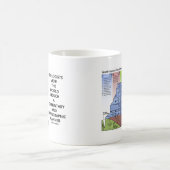 Mug Stratigraphique sédimentaire du monde de vue de (Centre)
