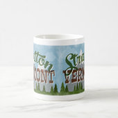 Mug Stratton Vermont Fun Retro Snowy Mountains (Centre)