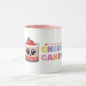 Mug Strawberry cute cheesecake cup  (Centre)