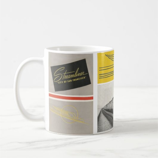 Mug Streamliner, San Francisco, CA Passenger Train (Gauche)