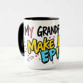 Mug Street Art Big-Heart Grandparents Day (Devant gauche)
