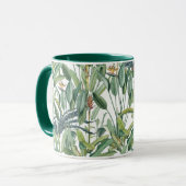 Mug Strelitzia, bananier de la jungle tropicale verte (Devant gauche)