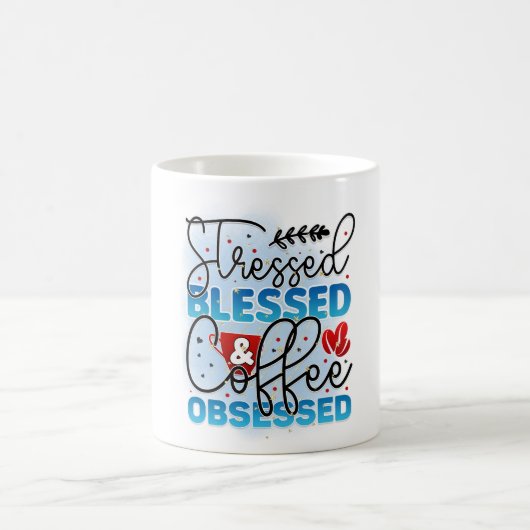 Mug Stress café béni obsédée (Centre)