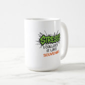 Mug Stress ? Je Le Recueille Comme Des Souvenirs - Gra (Devant droit)