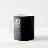 Mug Stress Night Black Cat Comma La Kamala Harris (Devant gauche)