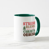 Mug Stressé, béni et observé à Noël (Devant droit)