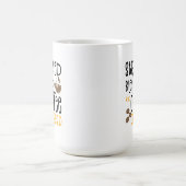 Mug Stressed Blessed et obsédé du café, (Centre)