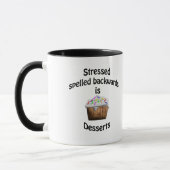 Mug Stressed épelé à l'envers est desserts (Gauche)