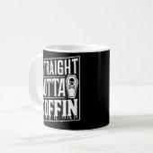 Mug Stright Outta Coffin Funny Vampire Puns d'Hallowee (Devant gauche)