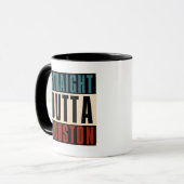 Mug Stright Outta Houston Texas TX USA (Devant gauche)