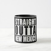 Mug Stright Outta Nouveau-Mexique Word Art (Centre)